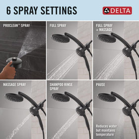 Delta PivotPro shampoo rinse spray for thorough hair cleansing