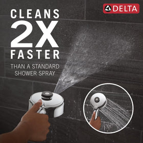 Delta PivotPro offers six spray settings for customized comfort.