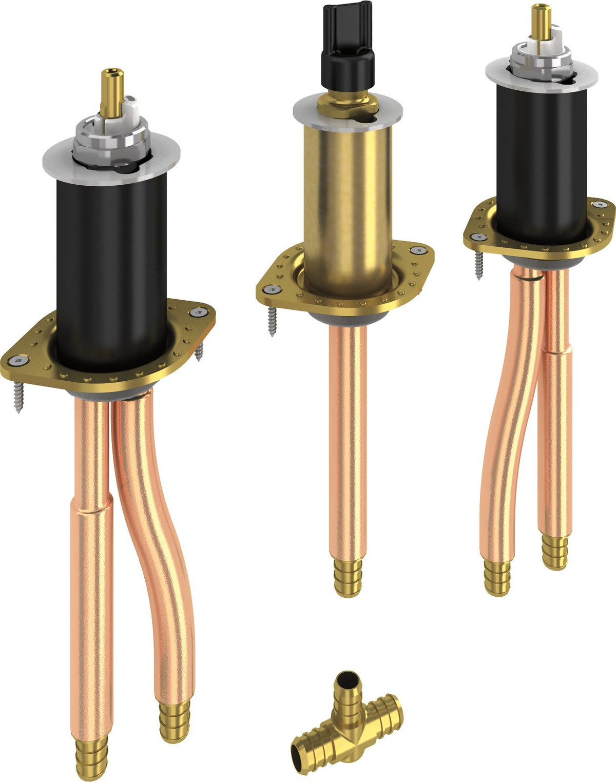 DELTA R2707 rough-in valve for Roman tubs enables flexible installation