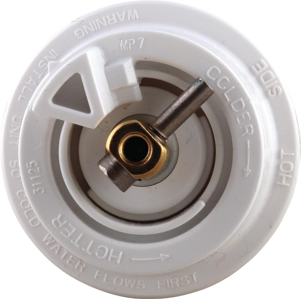 Delta RP19804 pressure-balanced cartridge image emphasizing steady water temperature.