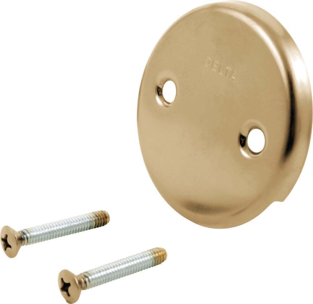 Delta RP31556CZ overflow plate in Champagne Bronze for Delta faucets