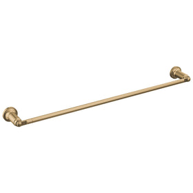 Delta Saylor 24-inch towel rack mounted on a bathroom wall for convenient storage.