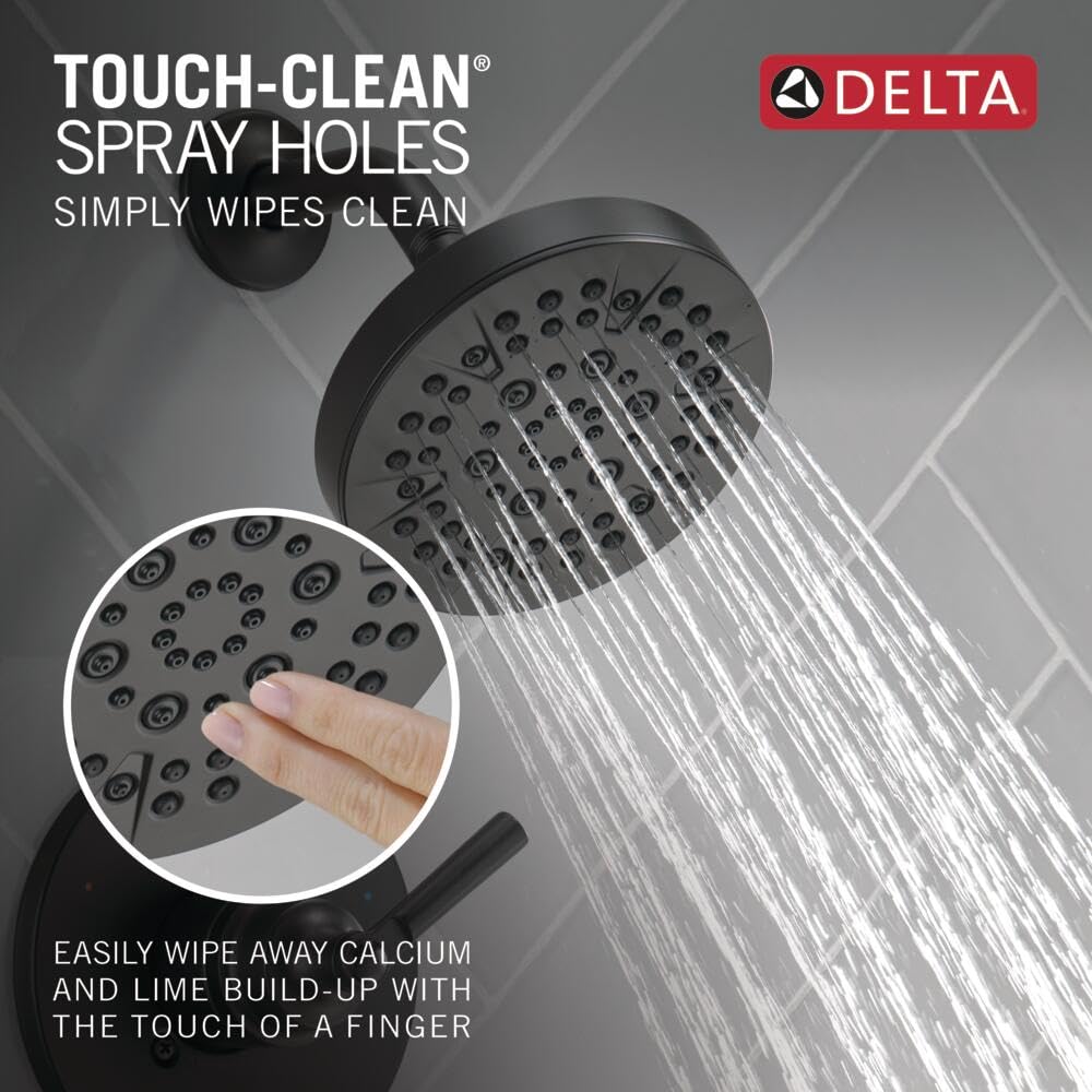 Delta Saylor touch-clean spray holes close-up for easy mineral build-up removal