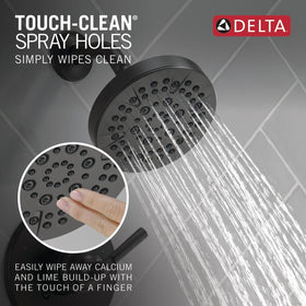 Delta Saylor touch-clean spray holes close-up for easy mineral build-up removal