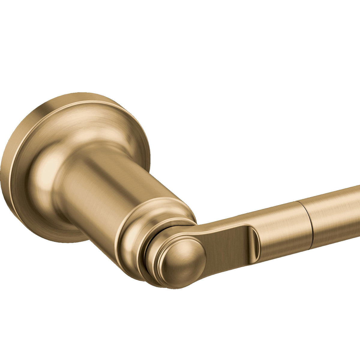 Delta Saylor wall-mounted towel holder in champagne bronze