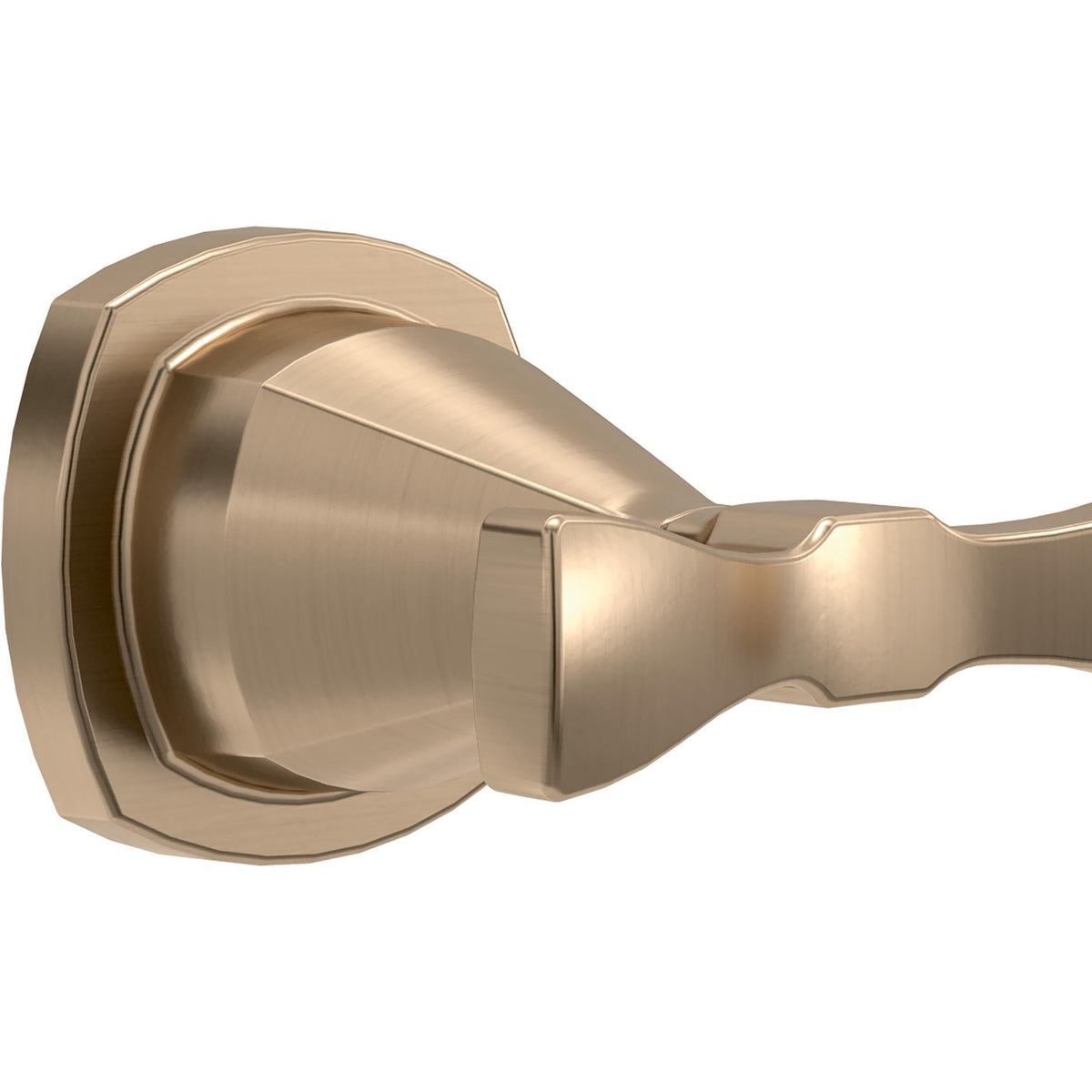 Delta Stryke detail highlighting warm champagne bronze tone