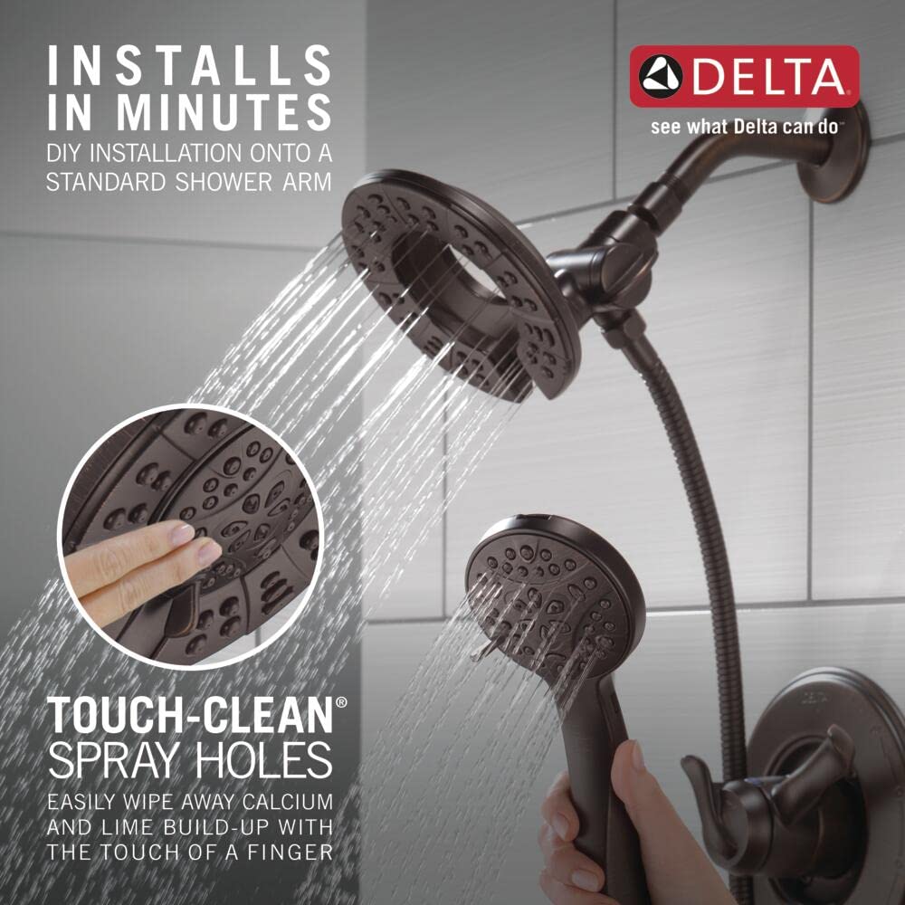 Delta Touch-Clean spray holes for easy mineral removal