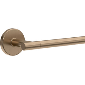 Delta Trinsic 18in towel bar champagne bronze body emphasizes long-lasting finish