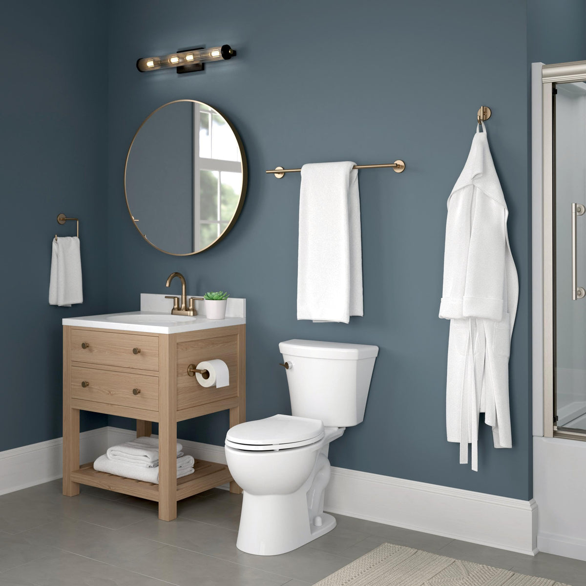 Delta Trinsic limited lifetime warranty icon signals ongoing support.