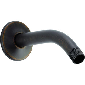 Delta U4993-RB 6 inch shower arm in Venetian Bronze for reliable head positioning.