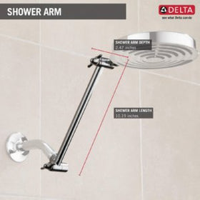 Delta UA902-PK brass construction detail shows durable design.