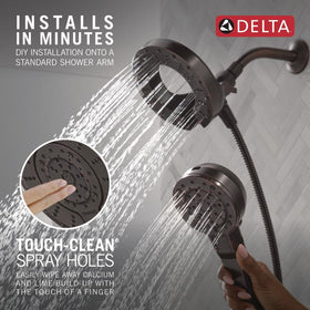 Delta Venetian bronze finish adds warm, premium styling to any bathroom.
