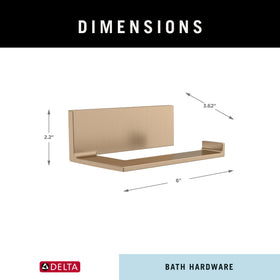 Corrosion-resistant Delta Vero finish resists wear in moisture-rich spaces