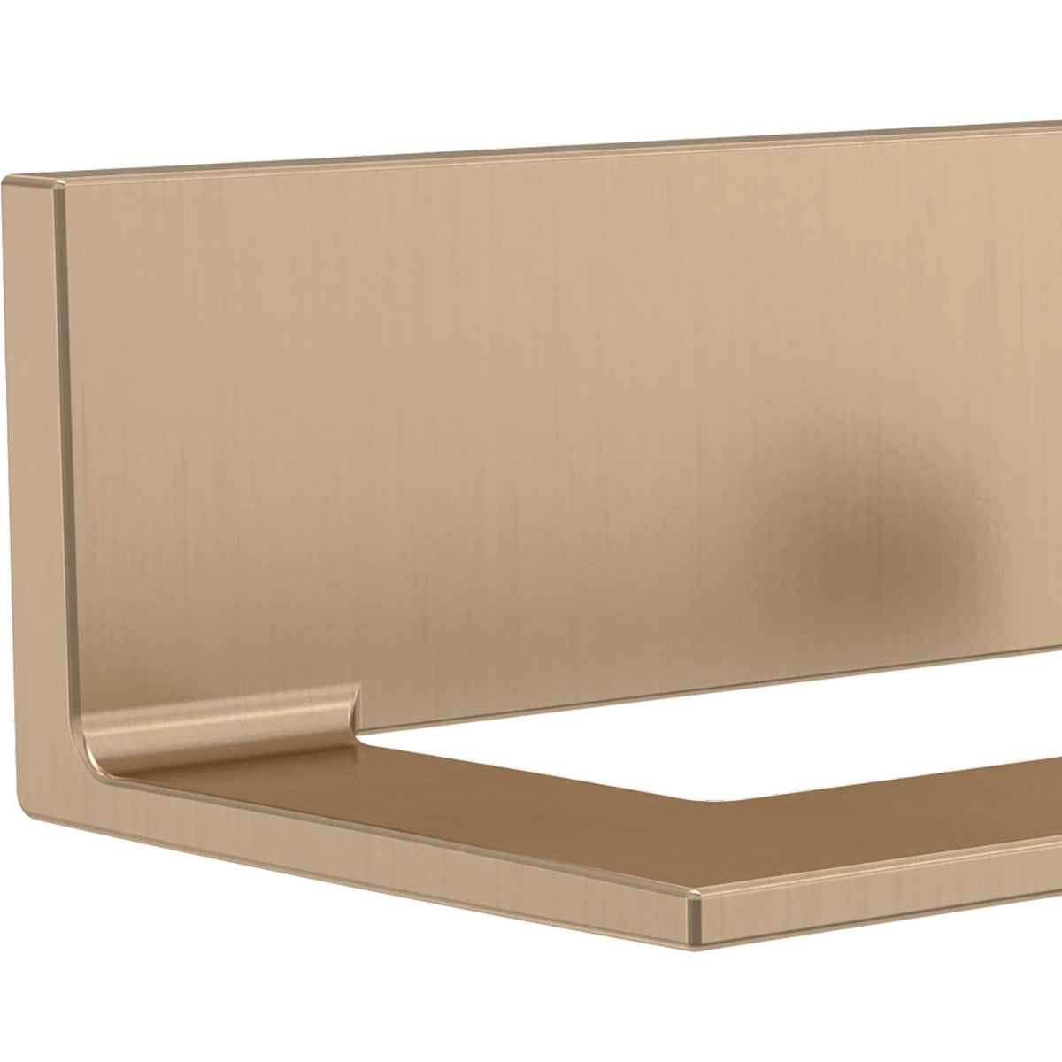 Minimalist Delta Vero bathroom design with champagne bronze touch