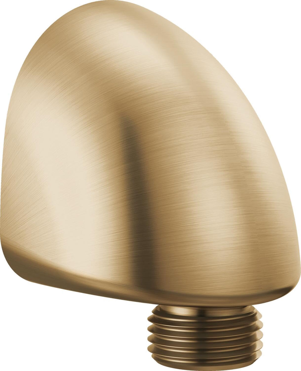 Delta wall elbow with handheld shower in champagne bronze for a flexible upgrade