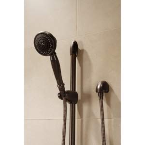 Delta wall elbow hose connection shows practical mounting versatility.