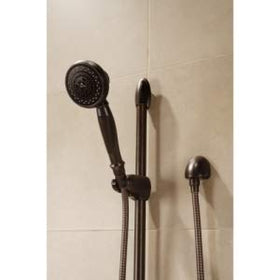 Delta wall elbow hose connection shows practical mounting versatility.