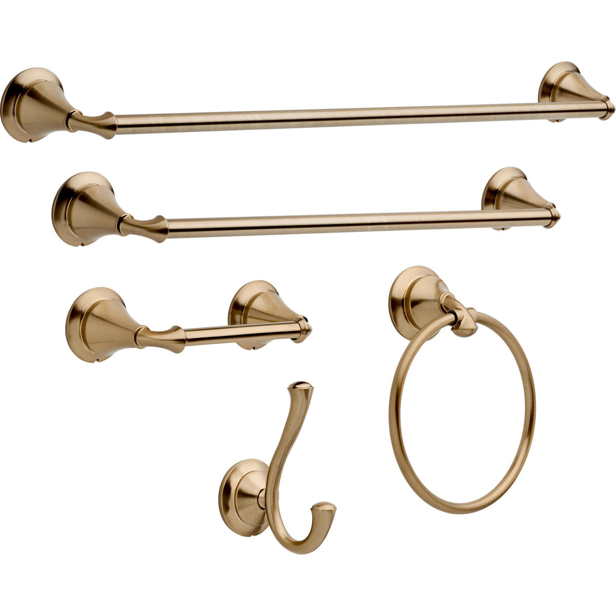 Wall-mounted towel ring installed beside sink for convenient reach