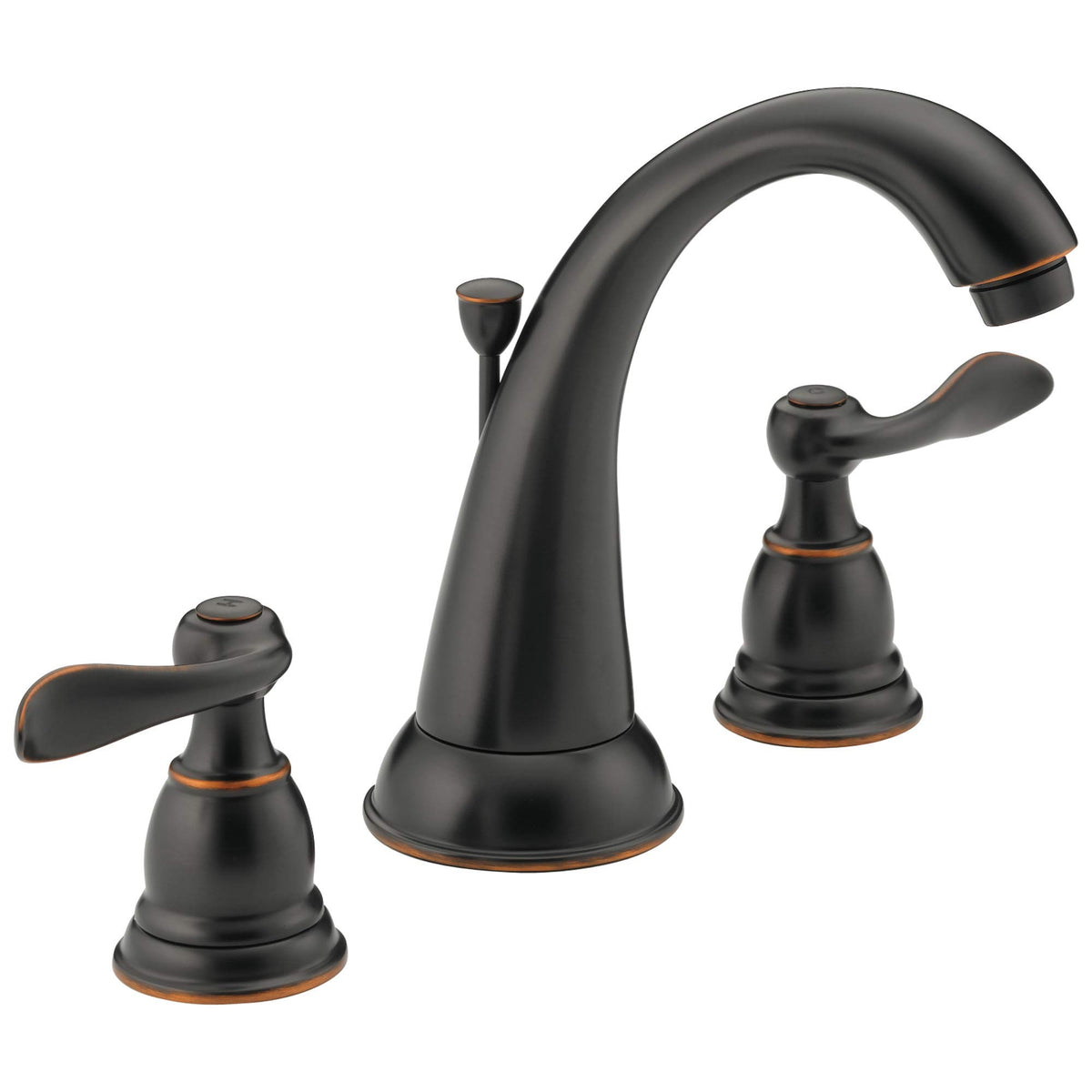 Delta Windemere close-up shows durable oil rubbed bronze finish for lasting elegance
