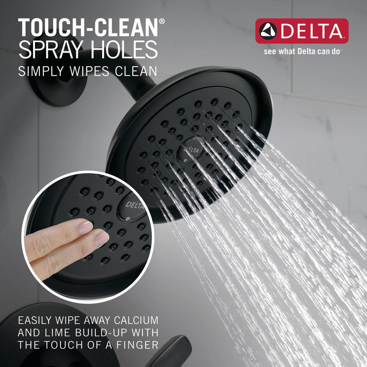 Delta Woodhurst 14 Series close-up finish shows durability and clean lines.