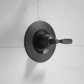 Delta Woodhurst Monitor pressure-balanced valve cartridge maintains steady shower temperature
