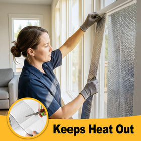 DEMEDO insulation tape neatens garages and basements by reducing drafts