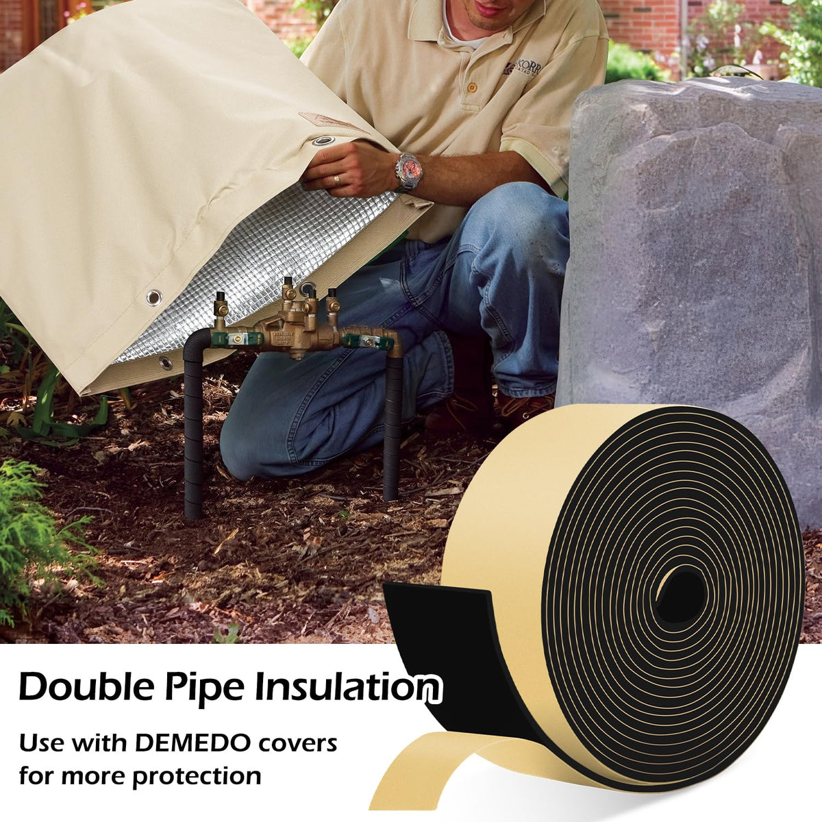 DEMEDO heat-tape style wrap for pipes in harsh conditions