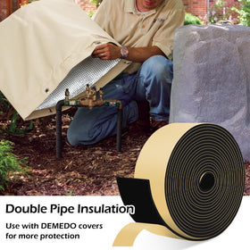 DEMEDO heat-tape style wrap for pipes in harsh conditions
