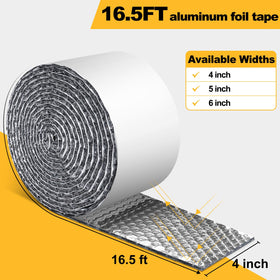 DEMEDO self-adhesive HVAC wrap applied to an AC hose for quick install