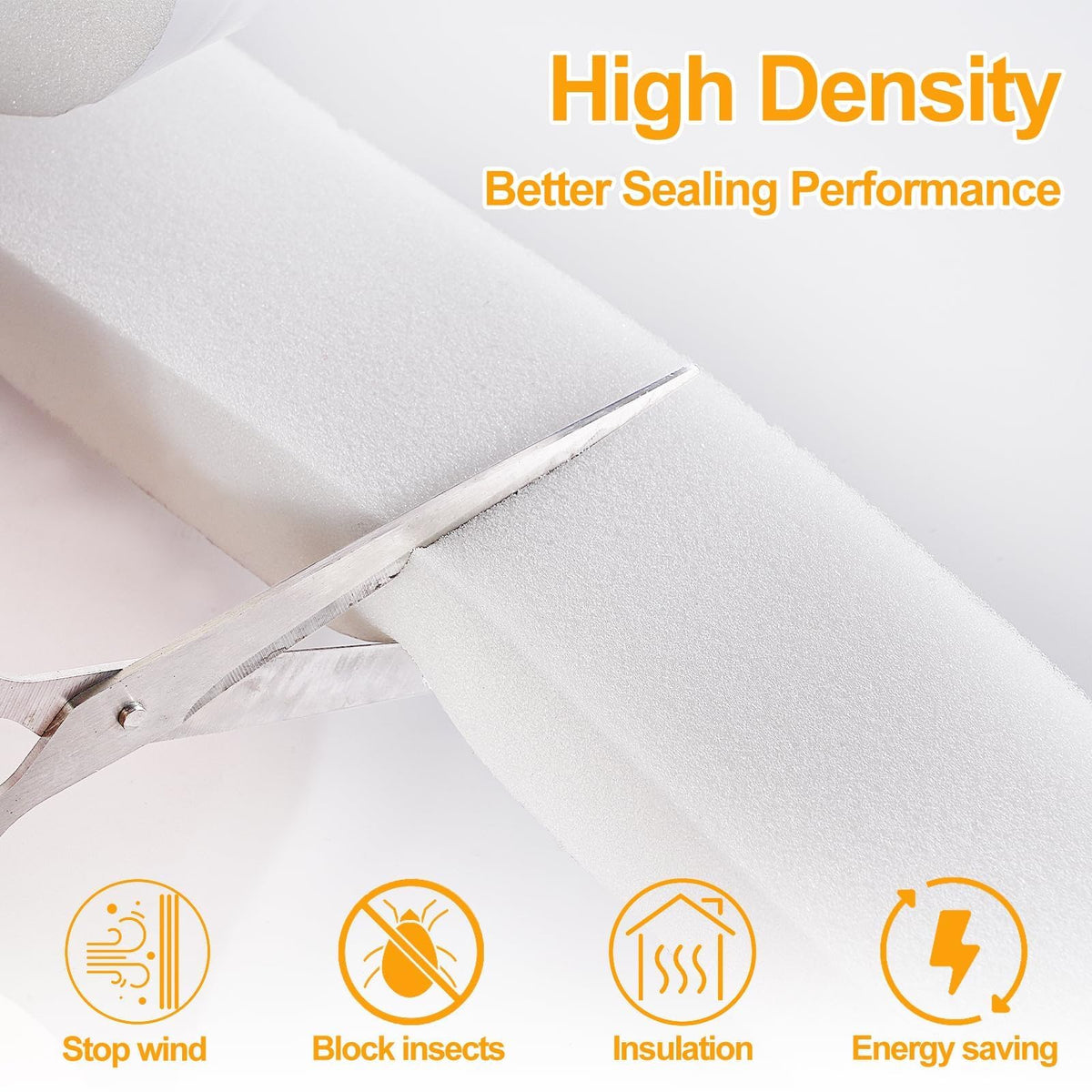 DEMEDO weather strip for windows and doors reducing drafts and noise.