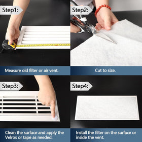 Demiwise reusable vent filter can be washed and reused for ongoing savings.