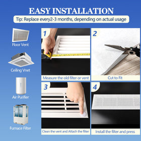 Demiwise MERV 8 media used in purifiers and vents for easy refresh