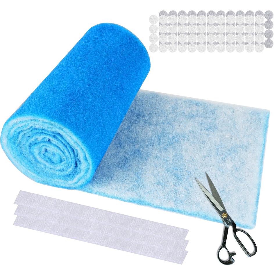 Demiwise vent filter roll 12x120 covering a floor vent to reduce dust and allergens.