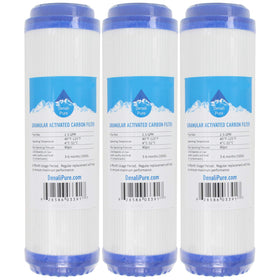 Denali Pure 3-pack replacement for GE GX1S01R cartridge improves drinking water clarity
