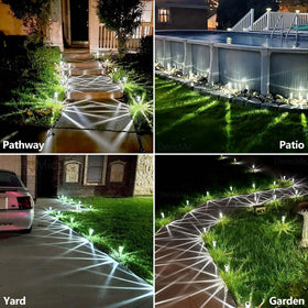 DenicMic 6000K cool white LED delivers crisp decorative lighting for pathways.