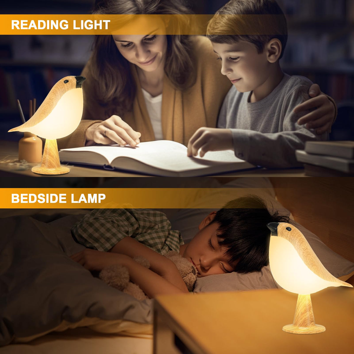 Deogos warm to cool color options suit reading and relaxing.