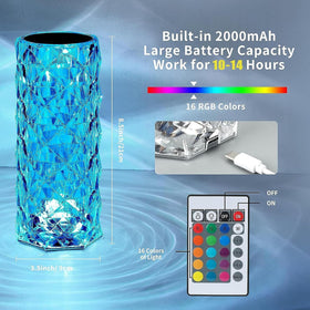 Deogos RGB color-changing night light ideal for bedrooms and living spaces