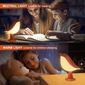 Deogos small desk lamp cordless rechargeable with 1800mAh battery offers portable lighting