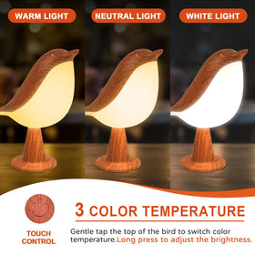 Deogos small desk lamp three color temperatures enhance mood and task lighting
