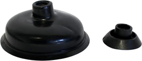 Dependable Industries Essentials durable plunger for quick storage and simple cleaning after use.