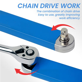 High-carbon steel body withstands impact wrench use in tough tasks.