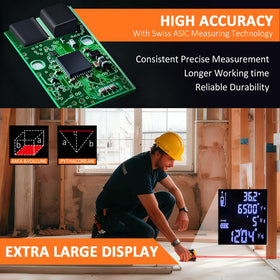 DepthX 16ft manual tape measure for inside measurements.