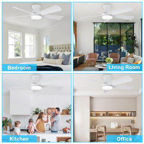 Depuley six-speed wind and timer customize comfort and airflow