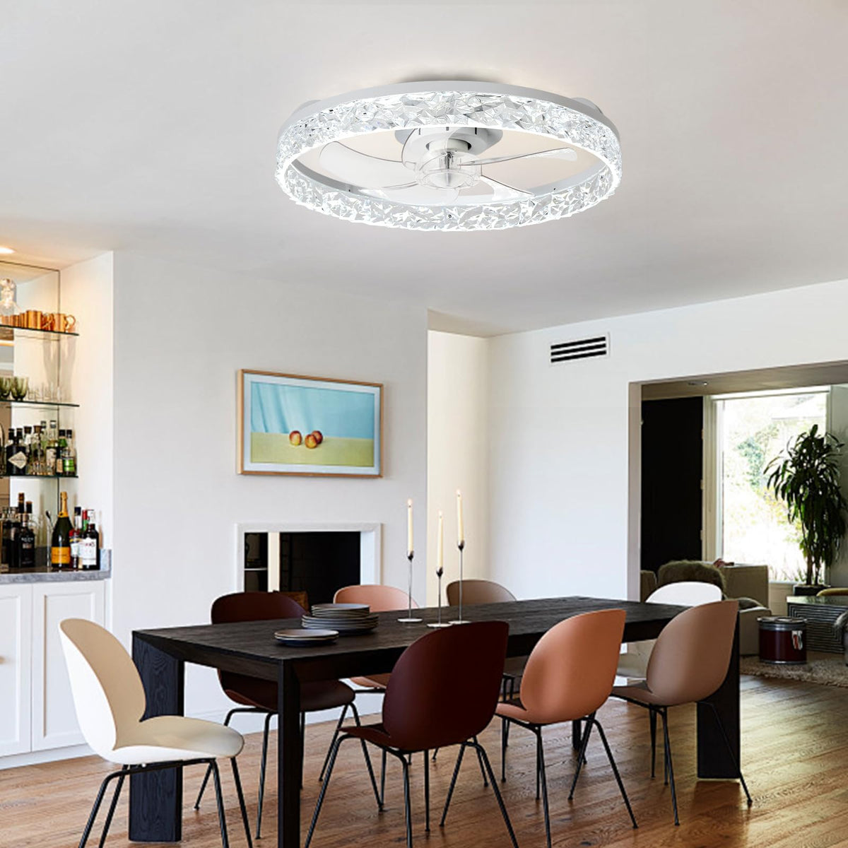 Depuley color temperature control for warm to cool ambience