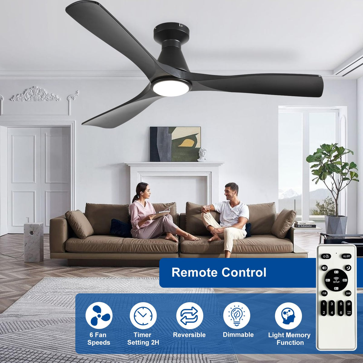 Depuley dimmable LED light provides adjustable brightness for evenings