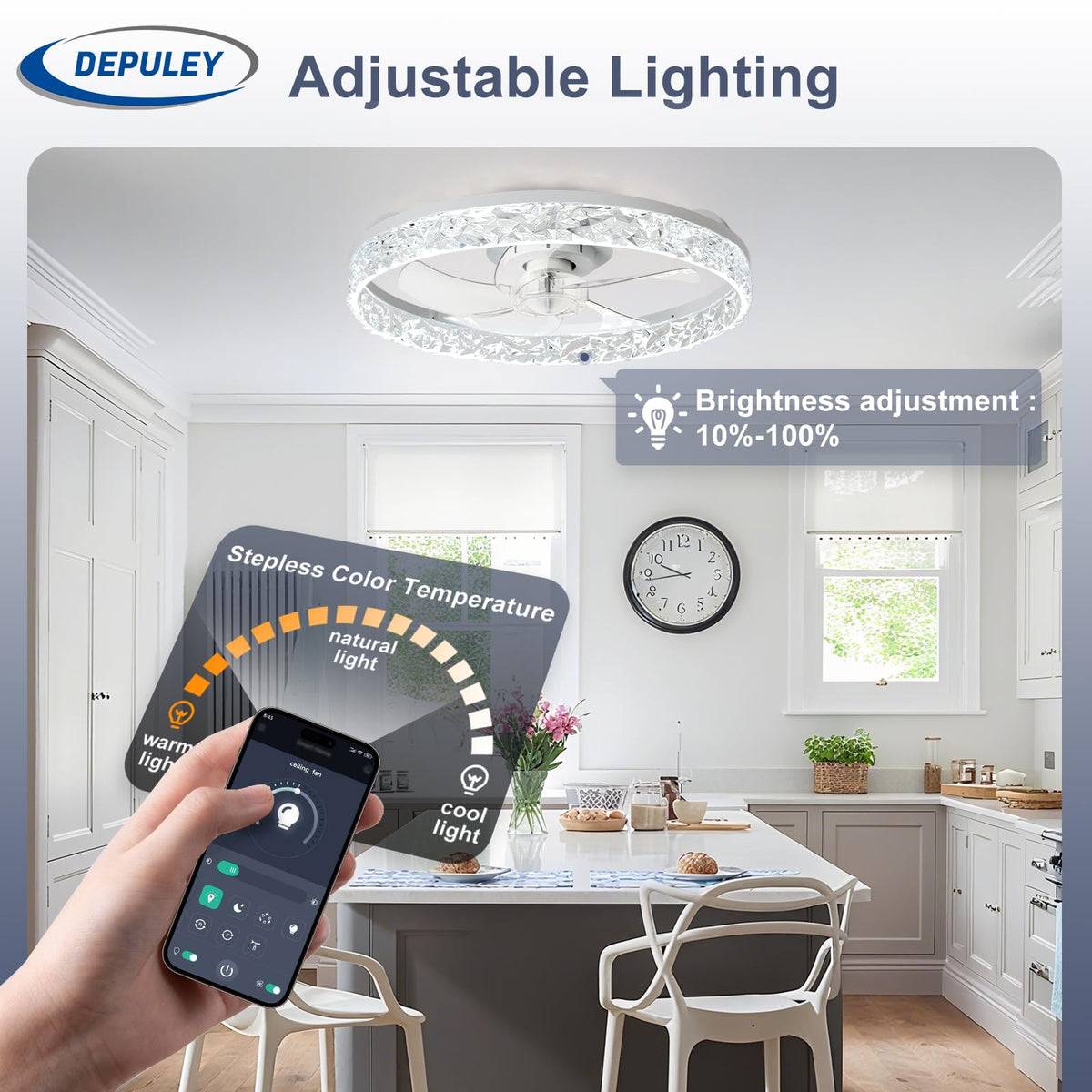 Depuley dimmable LED ring offers customizable brightness