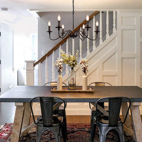 Ideal lighting accent over dining tables or kitchen islands.