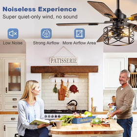 Depuley quiet DC motor delivers steady airflow with minimal noise.