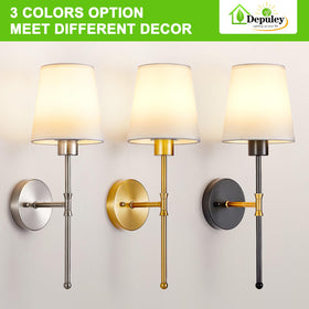 Depuley wall sconce timer memory saves last settings for quick reuse