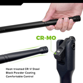 Der Erwachte 360-degree rotatable head eases access in awkward angles